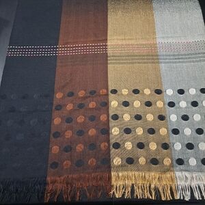 Men's 100% Pashmina Blanket Scarf    Size 27"×68"